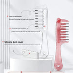 Red Light Electric Scalp Massager Comb with Essential Oil Applicator