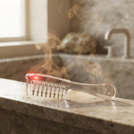 Red Light Electric Scalp Massager Comb with Essential Oil Applicator