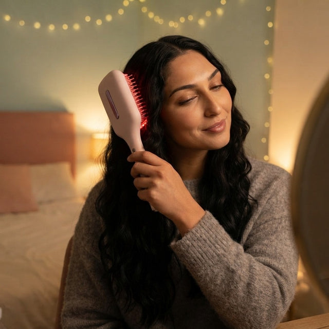 Electric Scalp Massage Comb with Red Light Therapy
